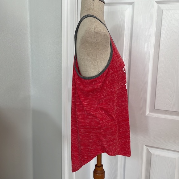 Ole Miss tank top university of Mississippi racer back red women’s size L large - Picture 3 of 8